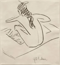 Untitled (Seated Fränzi from Behind)